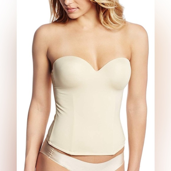 NWT Le Mystère Bridal Seduction L’Image Collection 2355 Bustier Corset Ivory 36C - Picture 1 of 13